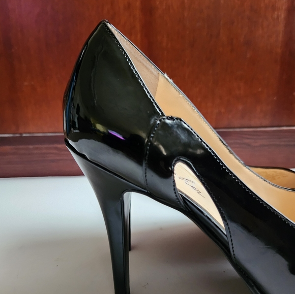 Open Toe Stileto Platforms Size 7.5 Medium - Picture 3 of 4